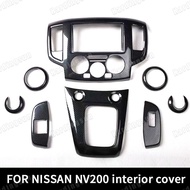For NISSAN NV200 carbon fiber pattern interior cover trims
