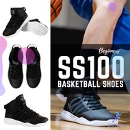 TARMAK รองเท้าเล่นบาสเก็ตบอล ระดับเริ่มต้นรุ่น SS100 (สีดำ) ( Boys'/Girls' Beginner Basketball Shoes SS100 - Black ) ลูกบาส  ลูกบาสเก็ตบอล บาสเกตบอล Basketball