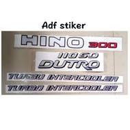 Stiker Hino 300 dutro 110 sd Stiker dutro 110sd stiker hino dutro