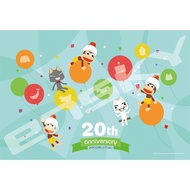 【Direct from Japan - Authentic】ENSKY 300-Piece Jigsaw Puzzle Sarugetchu & DokoDemo Issho 20th Annive