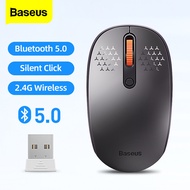 Baseus Creator Wireless Mouse 2.4 GHz with USB Receiver, 1600 DPI Optical Tracking, Compatible with 