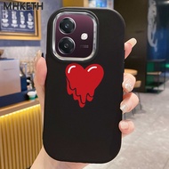 MHKETH Case For OPPO A3 2024 A3 5G A3X 4G A3X 5G A3 Pro 5G Shockproof Phone Fashion Heart Design Adv