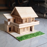 miniatur rumah tradisional mewah
