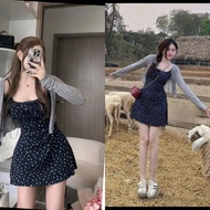 Women's set 2 Piece set thin outerJacket with floral skirt available.