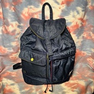 80% new porter strict-G gundam collab backpack 聯邦軍 高達 深藍色尼龍索繩背囊 書包 背包