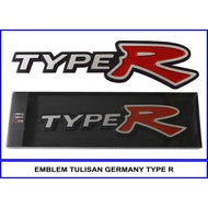German TYPE-R Writing EMBLEM
