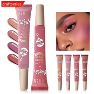 CRAFTSERIES 4 Colors Liquid Blush & Eyeshadow 2-in-1 Lip Cheek Tint Shimmer Multi-Use Face Makeup Bu
