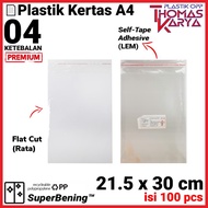 21.5X30 Cm Thick Glue Opp Plastic A4 Packaging Latest Invitation Clothes