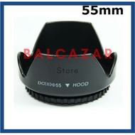 Lens hood 55mm 55mm threaded universal camera lens hood