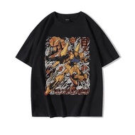 Mobile Suit Gundam Co Branded T-Shirt For Men And Women Summer Short Sleeves Trendy Men Round Neck S