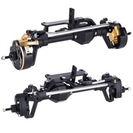 [jwerlyday]Aluminum Front Rear Axle Portal Axlefor Axle for Capra 1/10 RC Crawler-Kit Includes 4WS 5