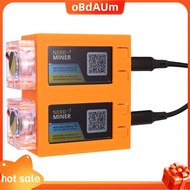 For NerdMiner V2 Miner 78KH/Sx2 Dual Screen BTC Solo Lottery Miner Bitcoin Nerd Miner Lottery Miner 