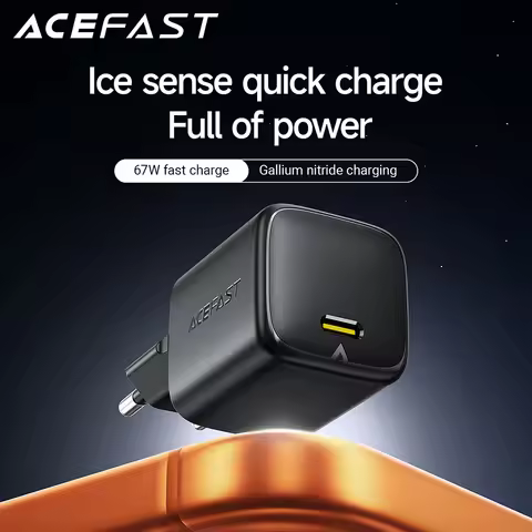 ACEFAST GaN PD67W Fast Charging USB C Charger For Xiaomi 15T Pro Type C PD Wall Quick Charging Adapt