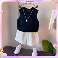 Little Boy Cool Handsome Summer Suit Boy Baby Summer Handsome Fashionable Sleeveless Waistcoat Vest 