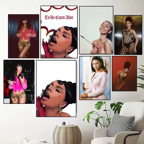 Singer Mariah the Scientist To Be Eaten Alive Poster Prints Wall Painting Bedroom Living Room Wall S