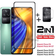 2 in 1 Xiaomi Poco F4 Screen Protector For Poco X4 GT Poco X3 F3 GT Redmi K40 K40S PocoPhone PocoF4 