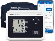 A&D Medical Multi-User Bluetooth Blood Pressure Monitor for Home Use - UA-770BLE - Wide Range Cuff (