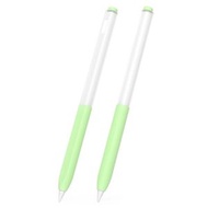 全城熱賣 - 適用於vivo Pencil 2S / iQOO Pencil2s 兩個一套 透明果凍系列 硅膠保護筆套（抹茶綠）