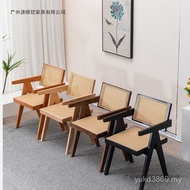 Rattan Suka Nordic Chang Household Wholesale Erle Lounge Chair Di Hotel Rattan Chair B & B Solid Woo