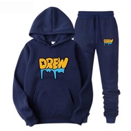 terno DREW hoodies jacket with jogger SET unisex for men and women cotton good quality nice quality