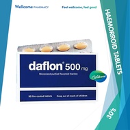 Daflon 500mg Tablets with Diosmin & Hesperidin - 30's