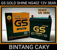 AKI KERING GS GOLD SHINE 38B20L (NS40ZL) &amp; 38B20R (NS40Z) 12V 38Ah. Aki mobil Honda Jazz, Brio, Mobilio, Agya, Ayla, Ignis, Carry, Putura, Xenia, Avanza, Karimun.