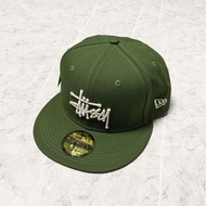 STUSSY NEW ERA 59FIFTY AUTHENTIC OLIVE