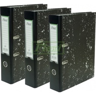 Flexi F4 Durable Strong Arch File with 7.2cm Spine in Marble Design