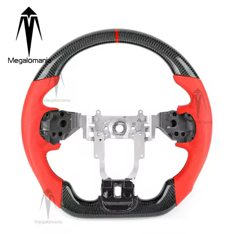 Fit For Mitsubishi Evolution X EVO 2008-2015 LANCER EVO 9 10 Carbon Fiber LED Steering Wheel