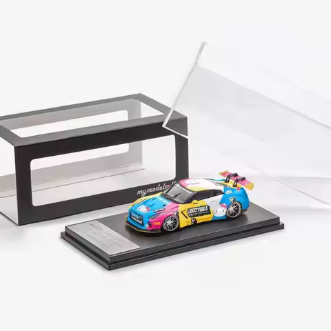 MC 1:64 GTR R35 LB Widebody Modified Alloy Car Model