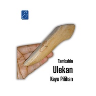 Wooden Mortar and Pestle and Mini Wooden Spatula