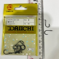 Chinu Daichi DH-54 Series Fishing Hook Black Color