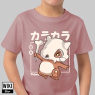 Pokemon Cubone Karakara T-shirt. Kids Size T-Shirt (Kid)