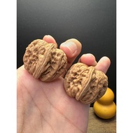 RUIXI Studio |[Angel Wings Ingot]| Natural Walnut for Collection D53 [Variety] Yuan Bao Walnut Pair 