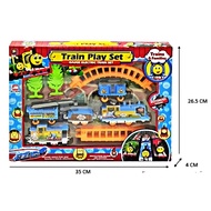 Mainan Anak Train play set Kereta api 5 gerbong set rel panjang mainan anak anak murah