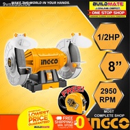 INGCO Bench Grinder 8" 1/2HP BG83502-5P +FREE TAPEMEASURE •BUILDMATE• IPT