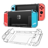 [Avery] Nintendo Switch NS OLED Console Joy-con Crystal Clear Case Transparent Split body Hard Shell Protective Case HD