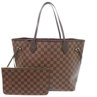 路易威登 Neverfull MM 手提包，帶小袋，Damier Cerise N40599，LV 1913 [二手]LOUIS VUITTON