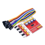 XD-201 Red Board 4-Channel Infrared Tracking/Tracking Module/Patrol Module/Obstacle Avoidance/Small 
