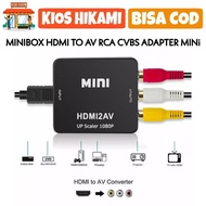 HDMI2AV Converter HDMI to AV RCA TV Adaptor Mini Box Murah COD