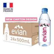 [1 Carton] Evian Natural Mineral Water (24x500ml) (BCRS)
