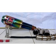 New Original Exhaust Ninja 250 Fi/ Cbr 150 R/Rr Mono/R25/New Cb 150 R Akra Rainbow Limited