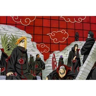 NARUTO poster Akatsuki Anime canvas print   Akatsuki  wall poster