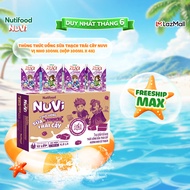 NuVi Thức Uống Sữa Trái Cây Hương Nho Có Thạch 100ml (48 Hộp x 100ml)