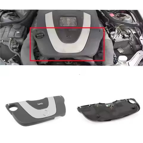 6CM 6CM Car Engine Cover Badge Emblem Star Logo for V6 V8 S350 R350 ML350 GL450 ML500 S500 S550 S SL