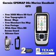 Garmin GPSMAP 86s Marine Handheld GPS Free 32gb Card with Sea Chart Maps