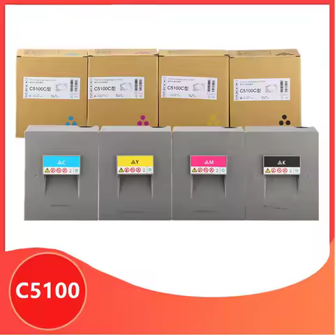 1PCS BK800g CMY800g C5100 C5110 Compatible Toner Cartridge For Ricoh Pro C 5100 5110 Toner Powder