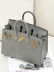 Hermès Birkin 25 8L 外縫 鱷魚皮手提包