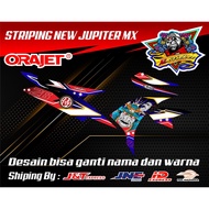 Striping New Jupiter MX 135 Motif Arai Shgoun Dani Pedrosa Custom Latest Model