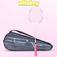 WITAKEY Racquet Carrying Bag, T800 Strings Grips  Cherry Badminton Racket, Professional 4U 22LBS G5 